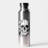 フローラスカルウォーターボトル ウォーターボトル (左面)