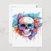 フローラスカルシェード ポストカード (正面/裏面)