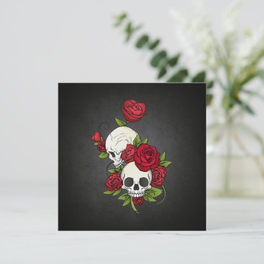 フローラスカルディアデロスムエルトスパーティの招待状 招待状 (スタンド正面)