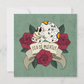 フローラスカルディアデロスムエルトスパーティの招待状 招待状 (正面)