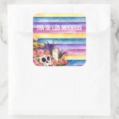 フローラスカルディアデロスムエルトス |ステッカー スクエアシール (バッグ)