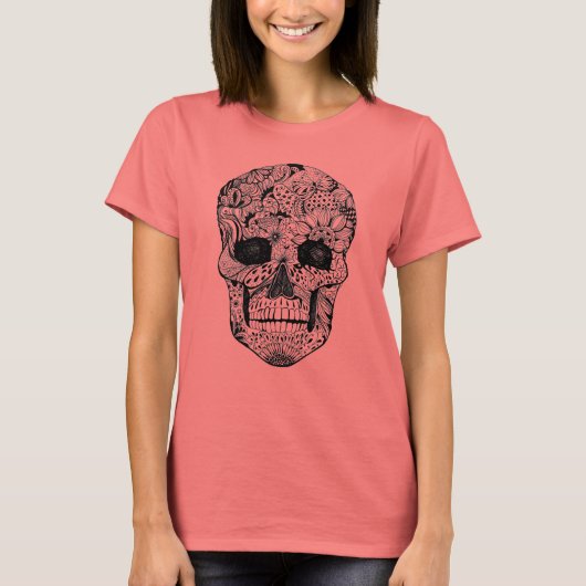 フローラスカルドードル Tシャツ (正面)