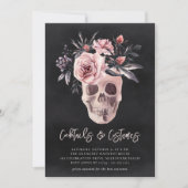 フローラスカルハロウィーンカクテル&コスチュームパーティー 招待状 (正面)