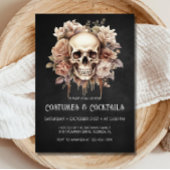 フローラスカルハロウィーンカクテル&コスチュームパーティー 招待状