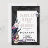 フローラスカルハロウィーン日付を保存 セーブザデート (正面)