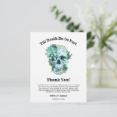 フローラスカルハロウィ結婚ンサンキューカード (スタンド正面)