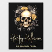 フローラスカルハローウィンパーティ ウィンドウサイン (シート)