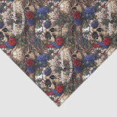 フローラスカルバラブルーフラワーゴシック 薄葉紙 (詳細)