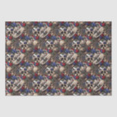 フローラスカルバラブルーフラワーゴシック 薄葉紙 (正面)