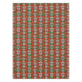 フローラスカルパターン テーブルクロス (正面)