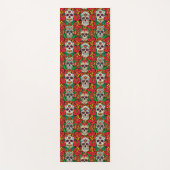 フローラスカルパターン ヨガマット (正面)