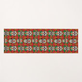 フローラスカルパターン ヨガマット (正面(横))