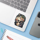 フローラスカルボーンズ シール (ノートパソコンとiPhone)