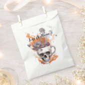 フローラスカルマグカップ フェイバーバッグ (クリップ留めされた状態)