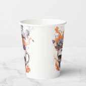 フローラスカルマグカップ 紙コップ (左)