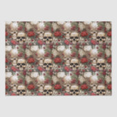 フローラスカルレッドローズゴシック 薄葉紙 (正面)