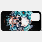 フローラスカル大人ファボラスのハロウィーンケースマット Case-Mate iPhoneケース (裏面 (横))