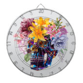 「フローラスカル放射」 ダーツボード (正面)