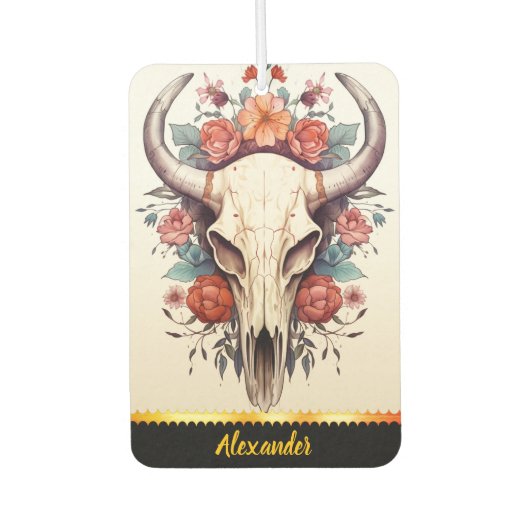 フローラスカル空気清浄機の魅力 カーエアーフレッシュナー (正面)