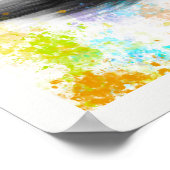 フローラスカル蝶 ポスター (角)