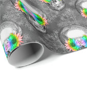 フローラスカル ラッピングペーパー (ロールコーナー)