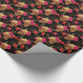 フローラスカル ラッピングペーパー (角)