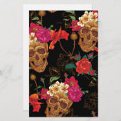 フローラスカル 便箋 (正面/裏面)