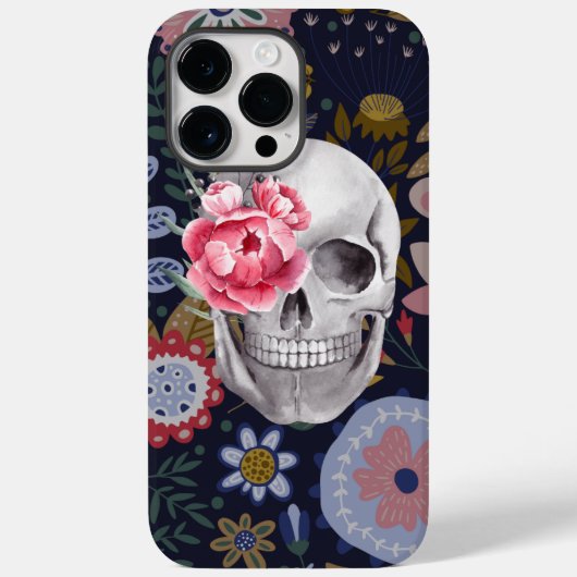 フローラスカル Case-Mate iPhoneケース (裏面)