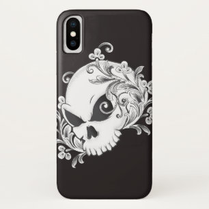 フローラスカル iPhone X ケース