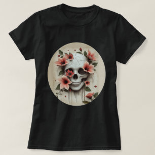フローラスカル Tシャツ