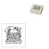 フローラスカルExライブラリ図書室 ラバースタンプ (押印)