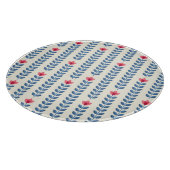 フローラスカンジナビア幾何学レトロ壁紙 カッティングボード (角)