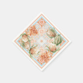 フローラスカーフデザイン スタンダードカクテルナプキン (角)
