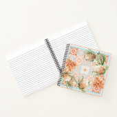 フローラスカーフデザイン ノートブック (内部)