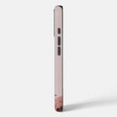 フローラスカーフ吹のバブルガム付きDiva Case-Mate iPhoneケース (裏面 / 左)