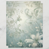 フローラスクラップブック作り紙 (正面/裏面)