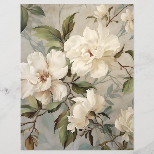 フローラスクラップブック作り紙 (正面)