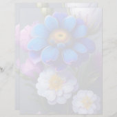 フローラスクラップブック紙 (正面/裏面)