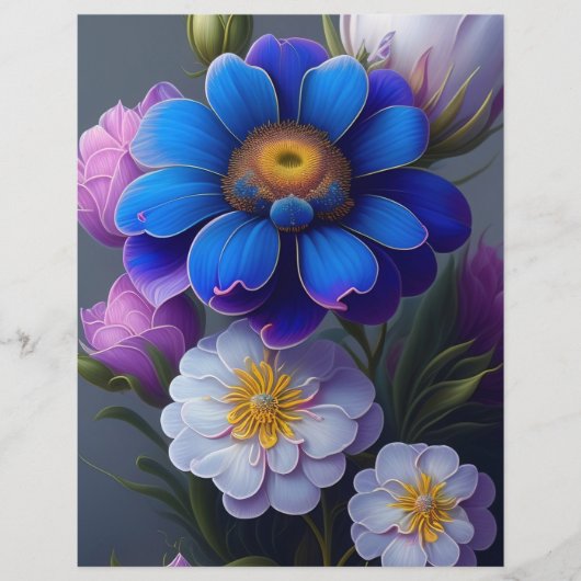 フローラスクラップブック紙 (正面)