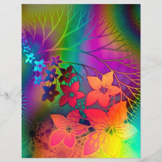 フローラスクラップブック紙 (正面)