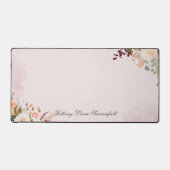 フローラスクリプト名モノグラム植物学 デスクマット (正面)