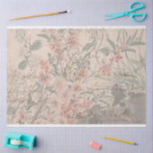 フローラスクリプト家具のデコページ紙 薄葉紙 (クラフト)