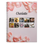 フローラスクリプ最高のトMom Ever母写真コラージュ ノートブック (正面)