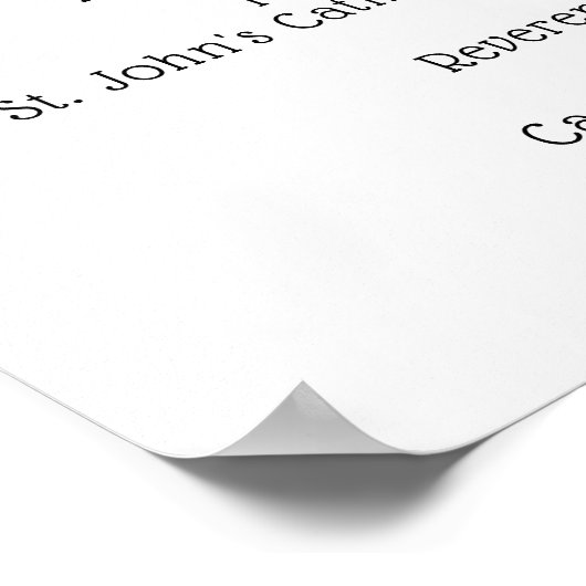 フローラスクロール結婚の証明書 ポスター (角)