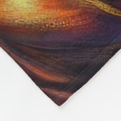 フローラスケッチクリスマスホリデーフローライニシャル フリースブランケット (角)