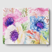 フローラスケッチ水彩手絵を描 ゲストブック (裏面)