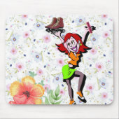 フローラスケートで滑るマウスパッド！マウスパッド マウスパッド (正面)