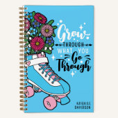 フローラスケートの漫画の名前トランスジェンダーを通じて成長 ノートブック (正面)