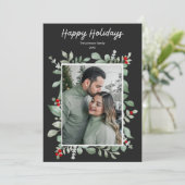 フローラスタイリッシュトレンディー書道の緑 シーズンカード (スタンド正面)