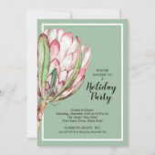 フローラスタイリッシュホリデークリスマスパーティー 招待状 (正面)